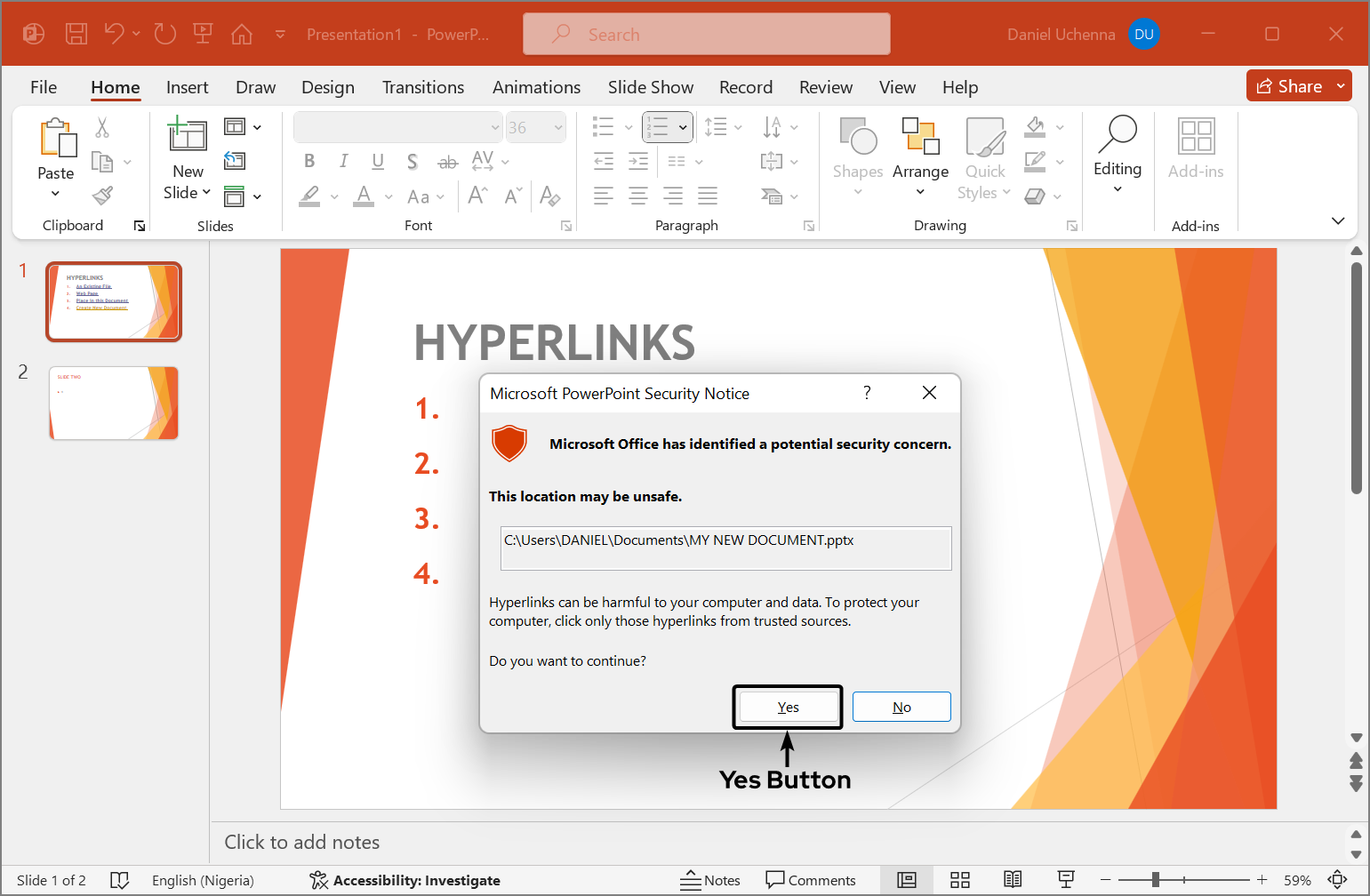 hyperlinks