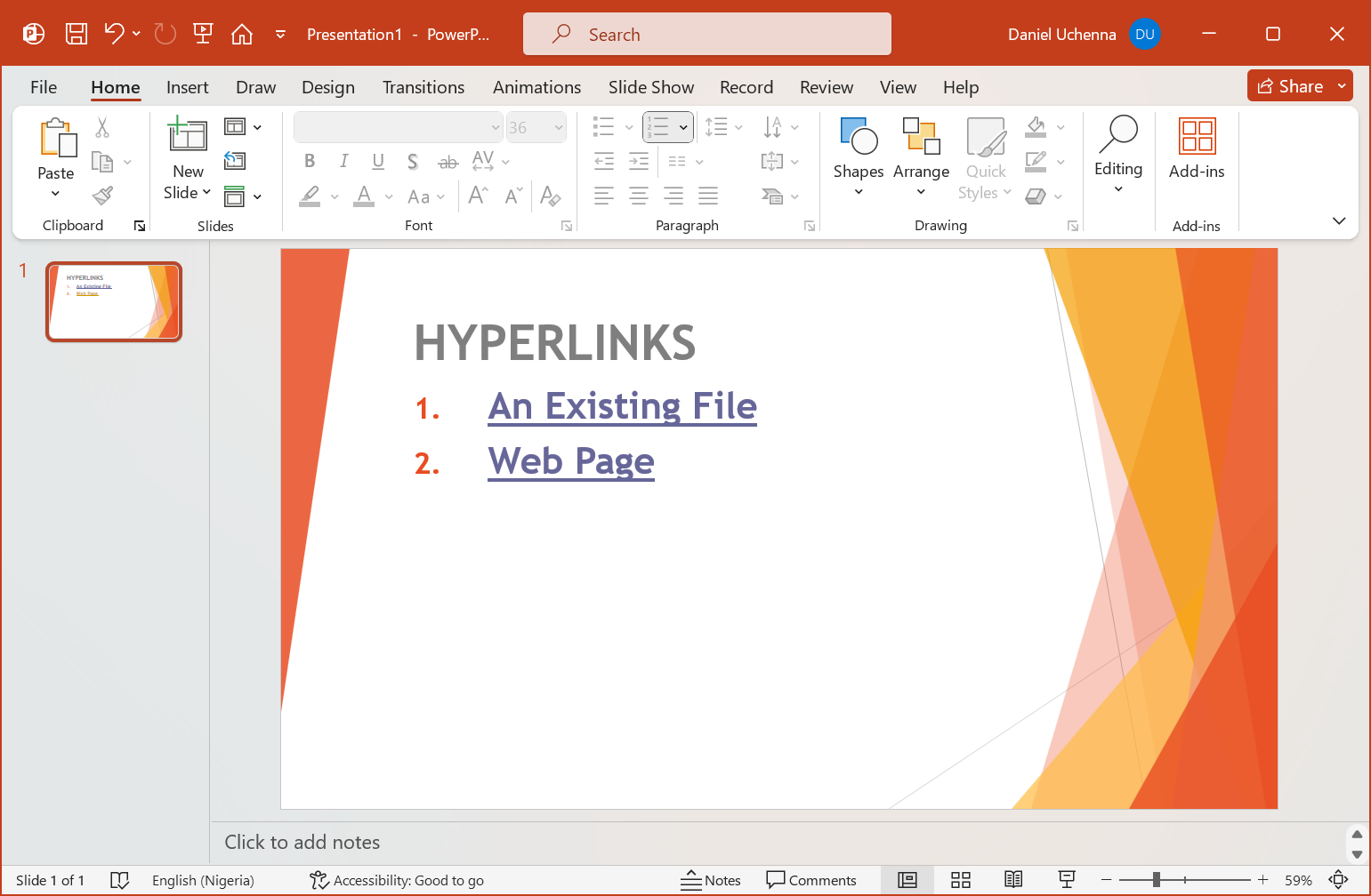 hyperlinks