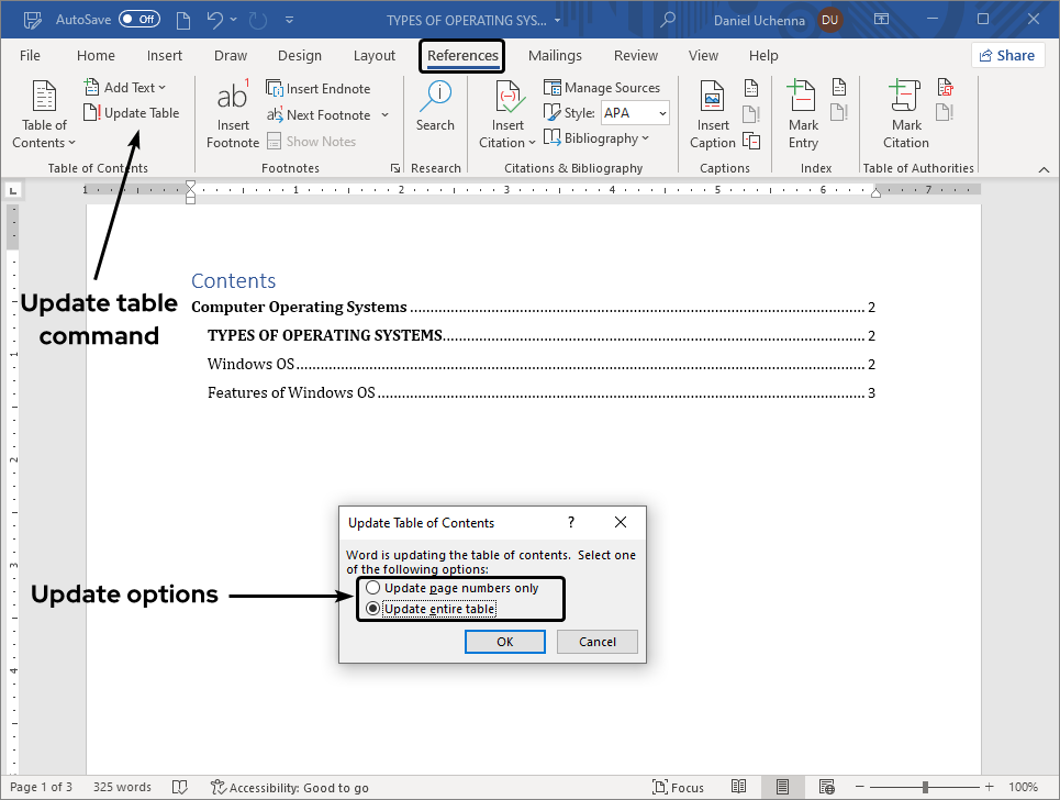 update-table-of-content